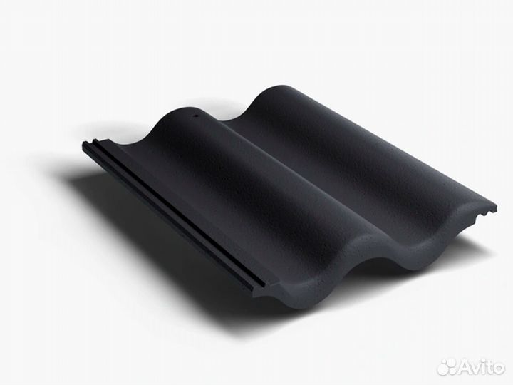 Цементно-песчаная рядная черепица Kristak