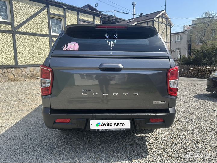 SsangYong Rexton Sports 2.2 AT, 2018, 96 000 км