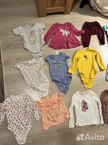 Детские вещи на девочку пакетом 80-92