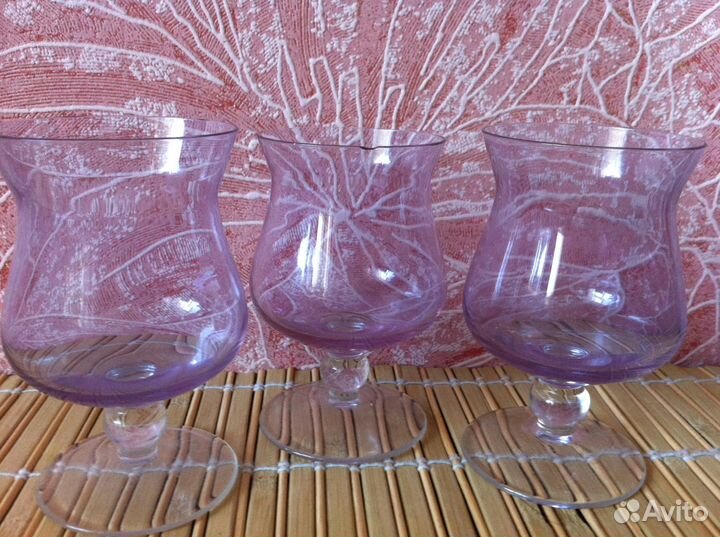 Фужеры, стаканы, рюмки