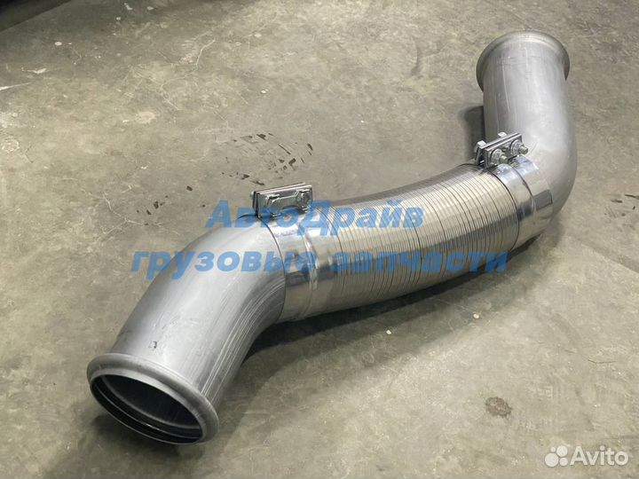 Труба глушителя DAF 95XF с гофрой