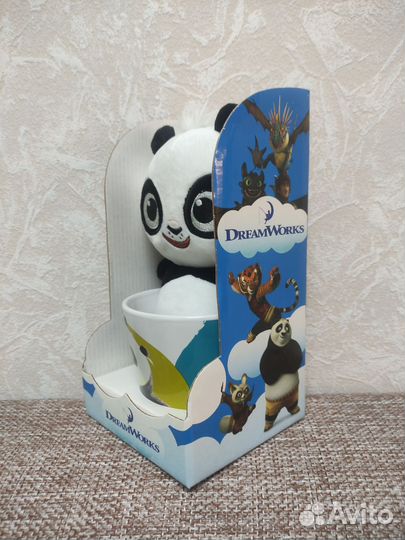 Кружка с игрушкой Кунг-фу панда panda