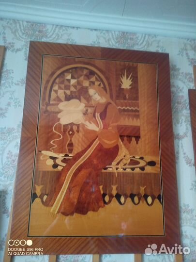 Панно из шпона - маркетри