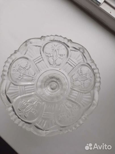 Ваза хрустальная