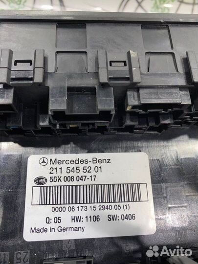 Блок SAM Mercedes-Benz Cls-Class C219 M272E35 2006