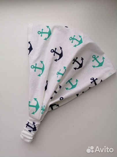 Детская косынка бандана на резинке