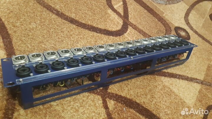 Патч панель XLR 2U
