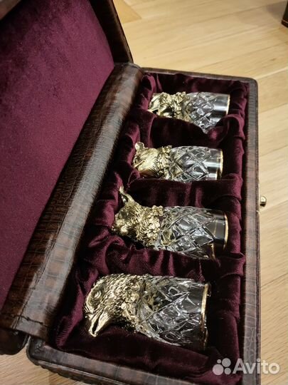 Стопки с головами животных. Перевертыши Арт. 080