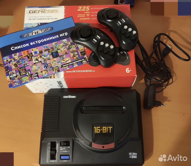 Игровая консоль Retro Genesis HD Ultra 225 игр