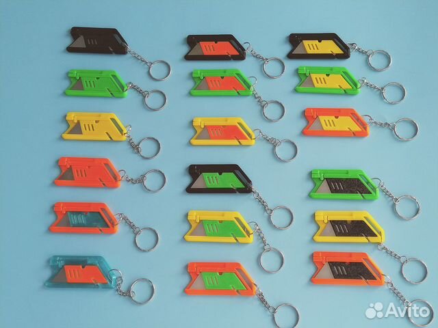 Нож Брелок на Ключи Складной Сменное Лезвие