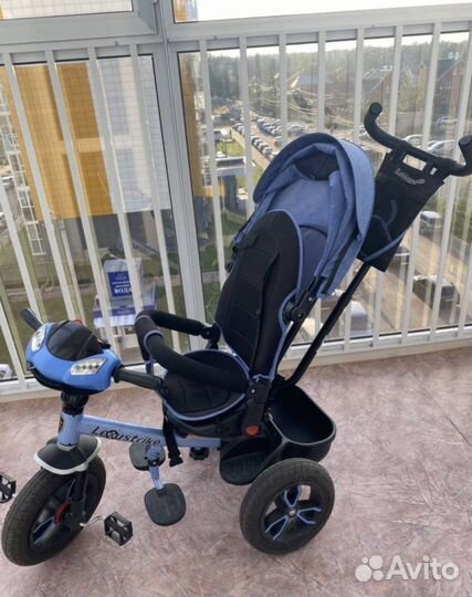 Велосипед с родительской ручкой