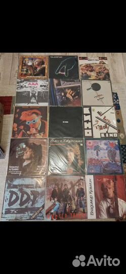 Виниловые пластинки рок