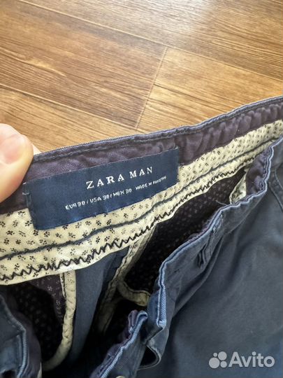 Штаны брюки zara мужские