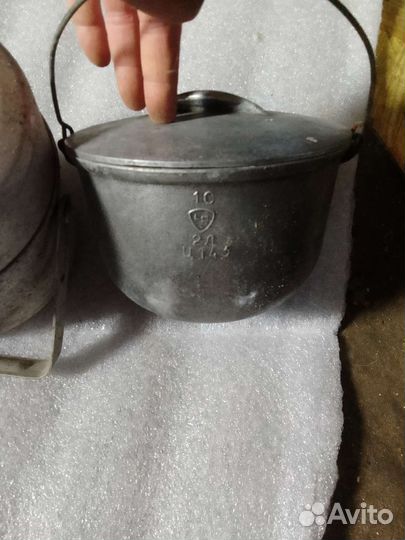 Примус бензиновый и котелок СССР