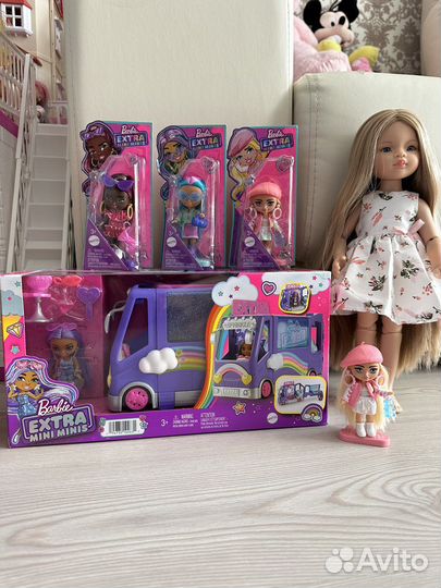 Barbie extra mini minis tour bus в наличии