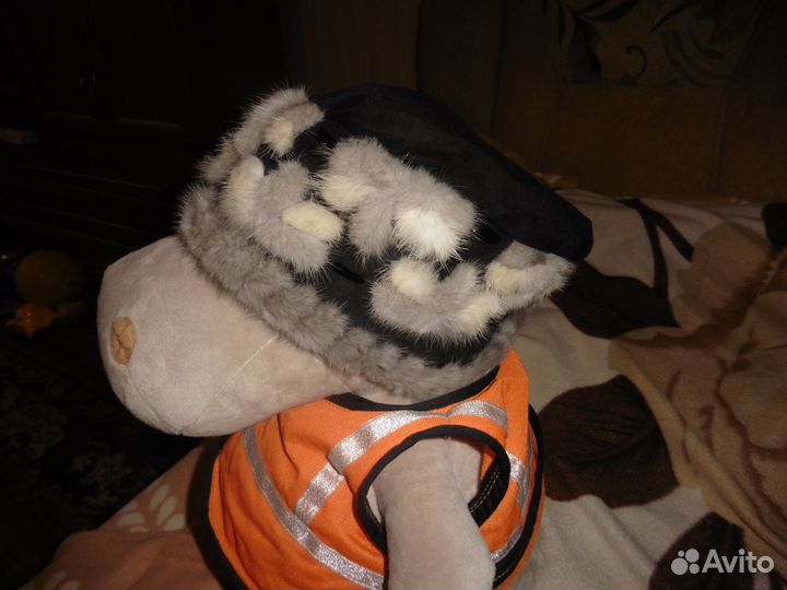 Шапка-кубанка нат. замша