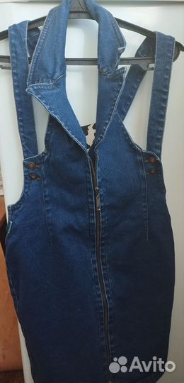 Джинсовый сарафан