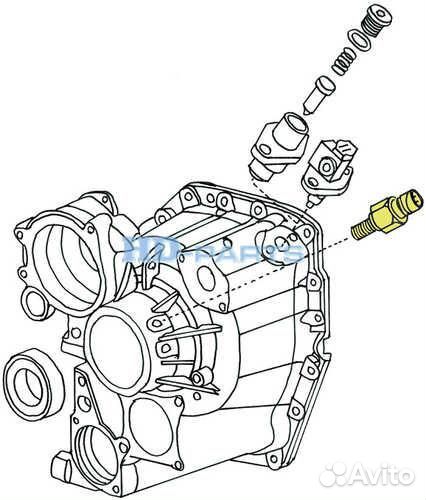 HD-parts 105930 Датчик спидометра FL608-615;F12 FH