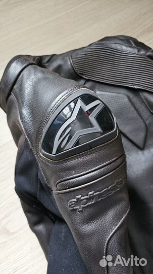 Мотокуртка кожаная Alpinestars caliber jacket р.50