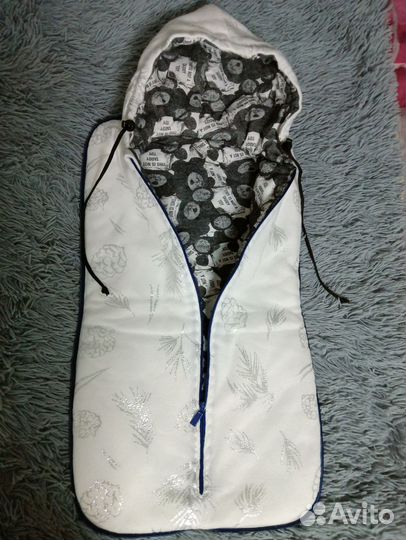 Кокон конверт для новорожденного
