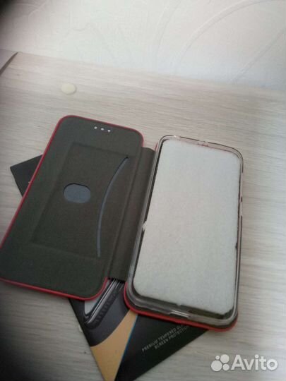 Чехол книжка и защитное стекло xiaomi redmi 5A