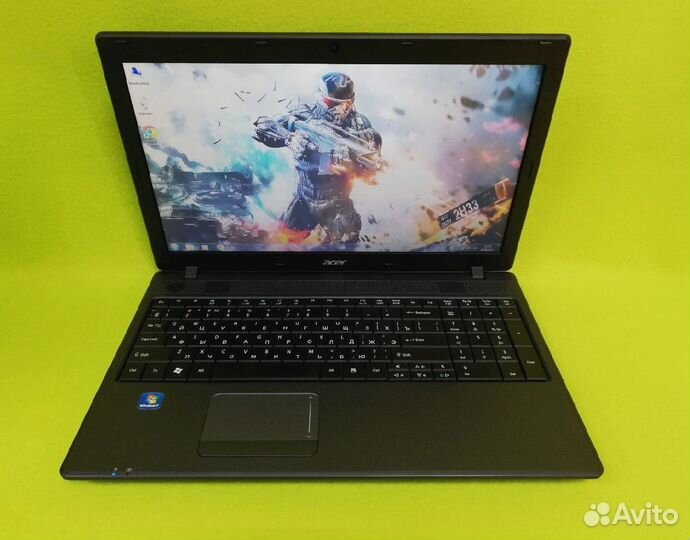 Ноутбук Асер на Core i5/15.6 матовый/4 ram/Ssd 120