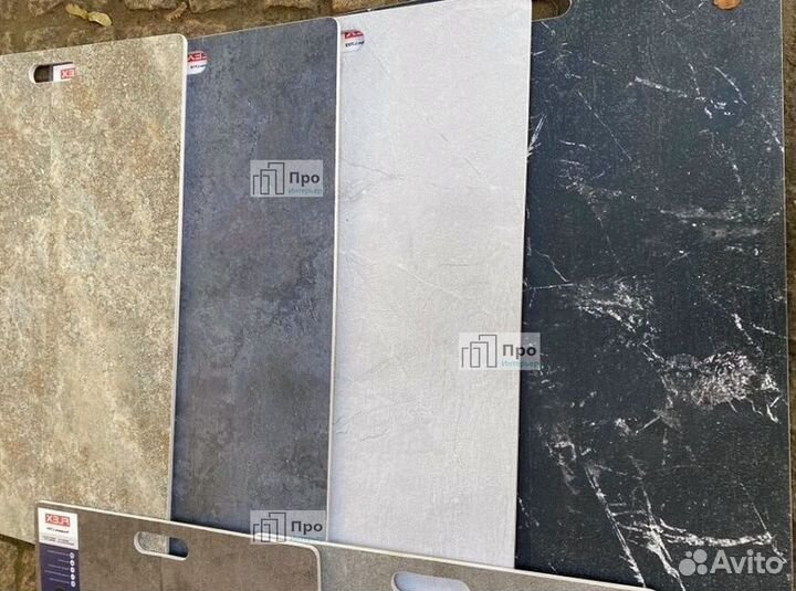 Кварцвиниловая плитка мрамор, бетон, камень