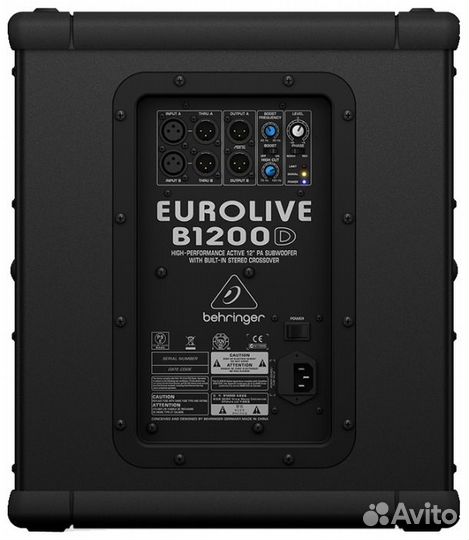 Сабвуфер Behringer B1200D-PRO