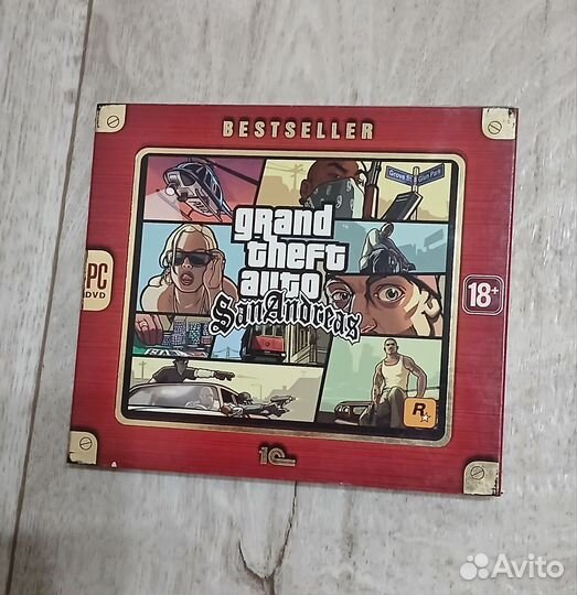Gta San Andreas PC DVD Лицензия Слипкейс Редкость