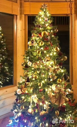 Новогоднее оформление офисов, витрин,коттеджи