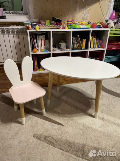 Стул со стульчиком из дерева