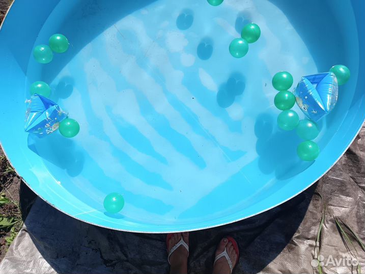 Бассейн детский пластиковый
