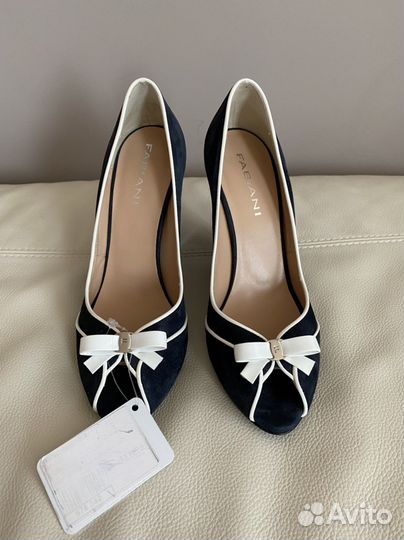 Туфли синие Fabiani 38