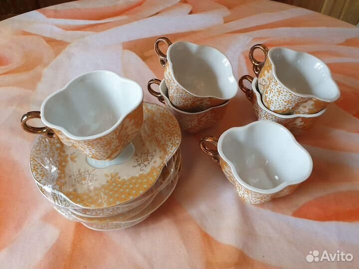 Чайный набор новый на 6 персон