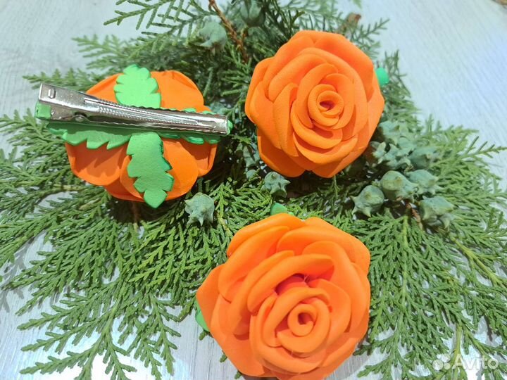Заколочки для волос ручной работы