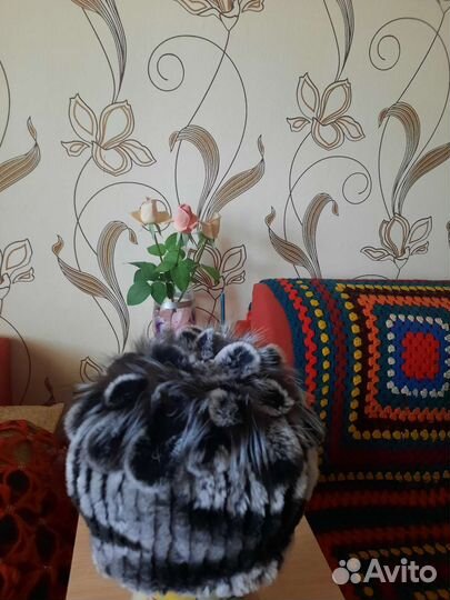 Шапка женская зимняя натуральный мех