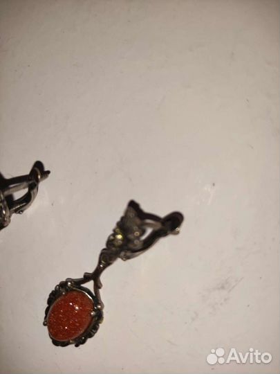 Серьги из мельхиора