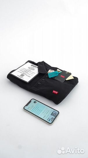 Поло Levis оригинал черное