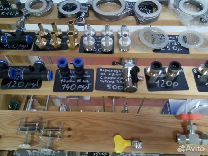 Фитинг никель10мм (быстросъём) для самогоноварения