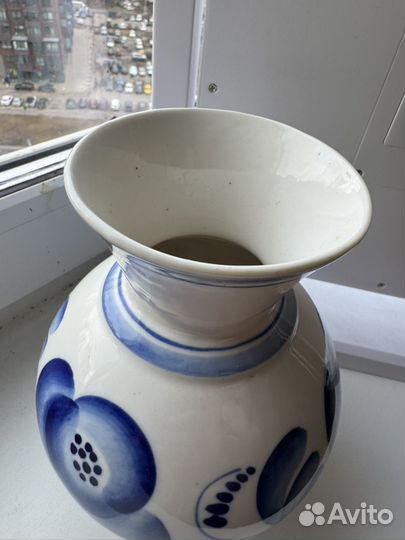 Фарфоровые вазы СССР старая гжель