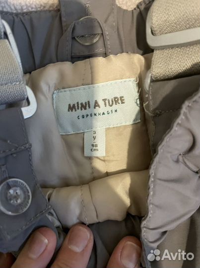 Зимняя куртка и брюки Mini a ture 98-104 см