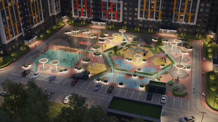 2-к. квартира, 71,2 м², 3/16 эт.