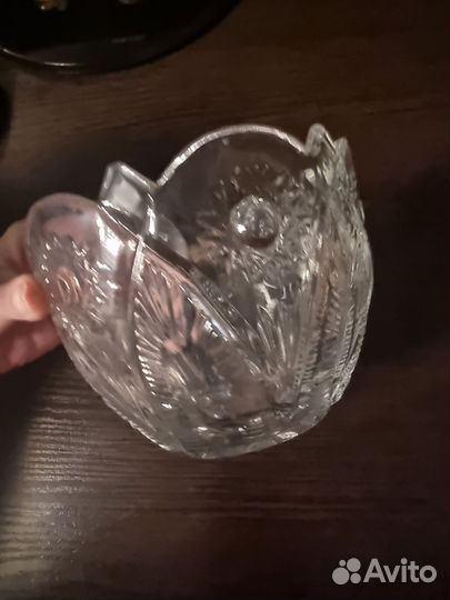 Салатник хрустальный