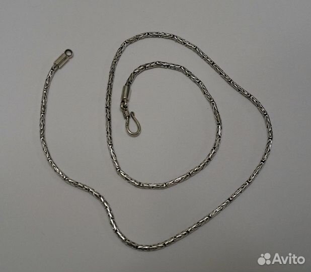Цепочка Византийская (серебро, новая, 50 см, 2 мм)