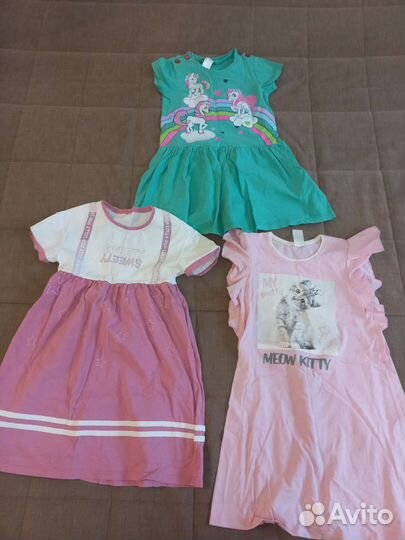 Пакет одежды на девочку 128 134 размер