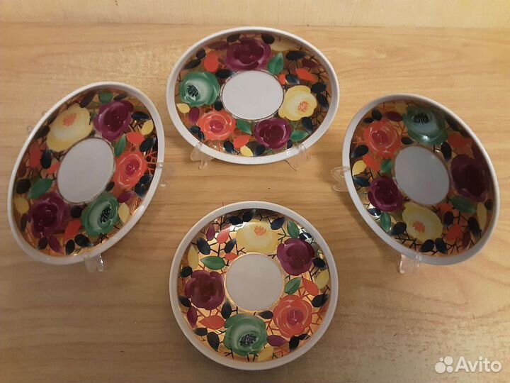 Чайные блюдца лфз 3 шт