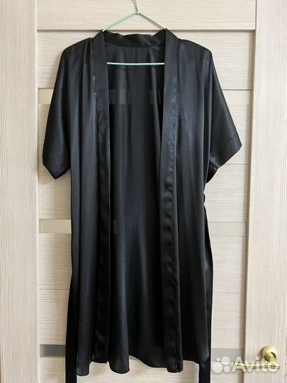 Халат женский шелковый