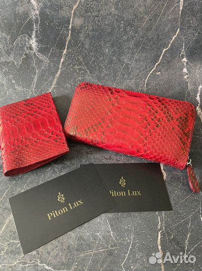 Кошелек из кожи питона