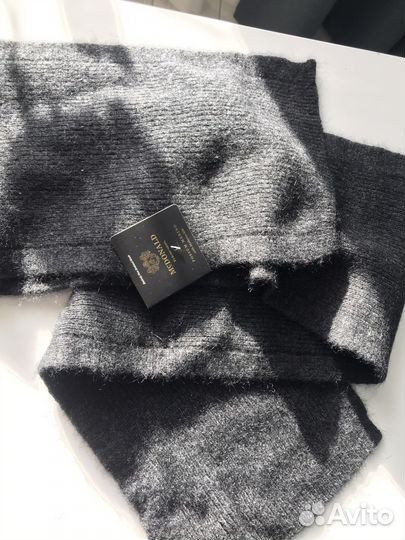 Комплект берет и шарф из шерсти мериноса