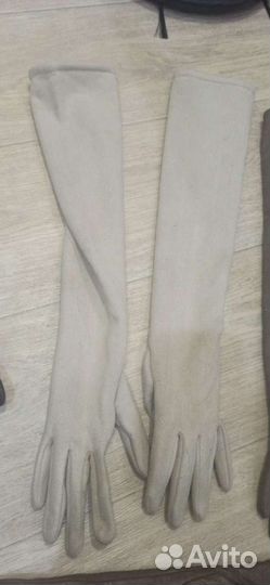 Пояс и Перчатки утепленые натуральная кожа